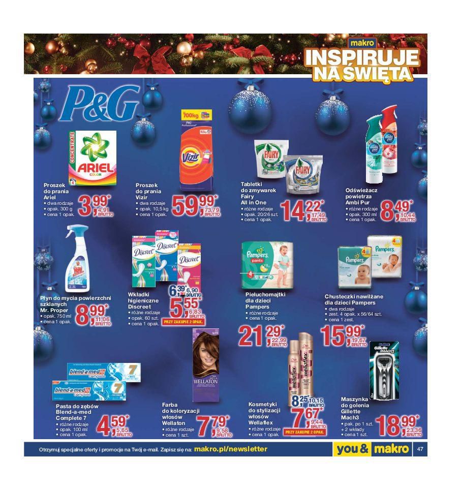 Gazetka promocyjna MAKRO do 24/12/2015 str.47