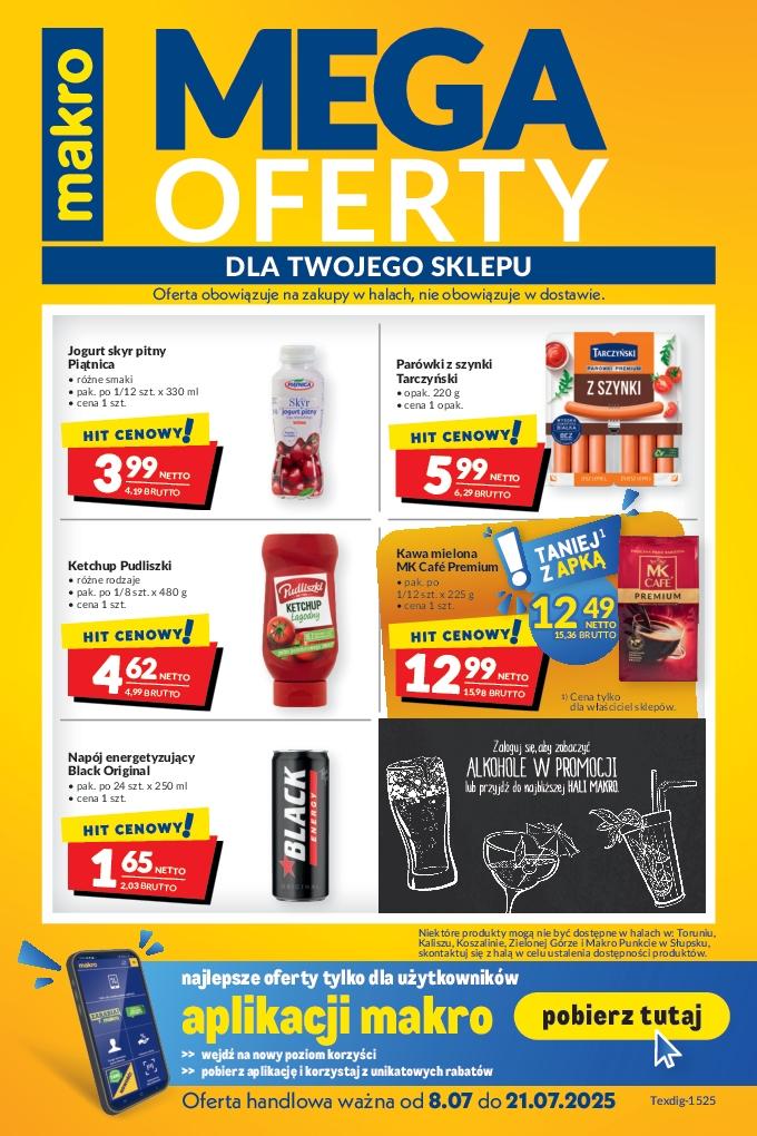 Gazetka promocyjna MAKRO do 21/07/2025 str.1