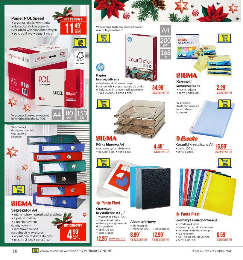 Gazetka promocyjna MAKRO do 24/12/2020 str.16