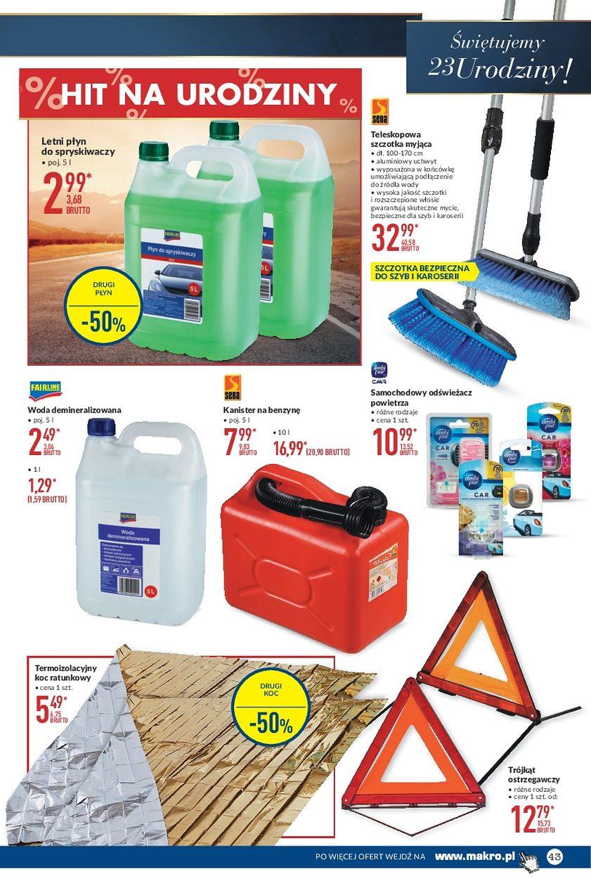 Gazetka promocyjna MAKRO do 25/09/2017 str.43