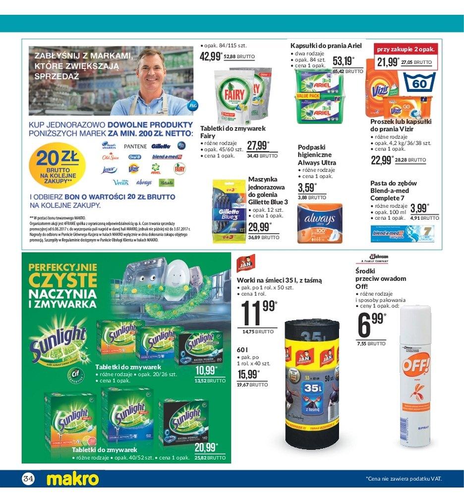 Gazetka promocyjna MAKRO do 19/06/2017 str.34