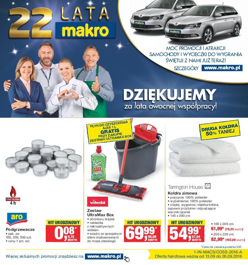 Gazetka promocyjna MAKRO do 26/09/2016 str.0