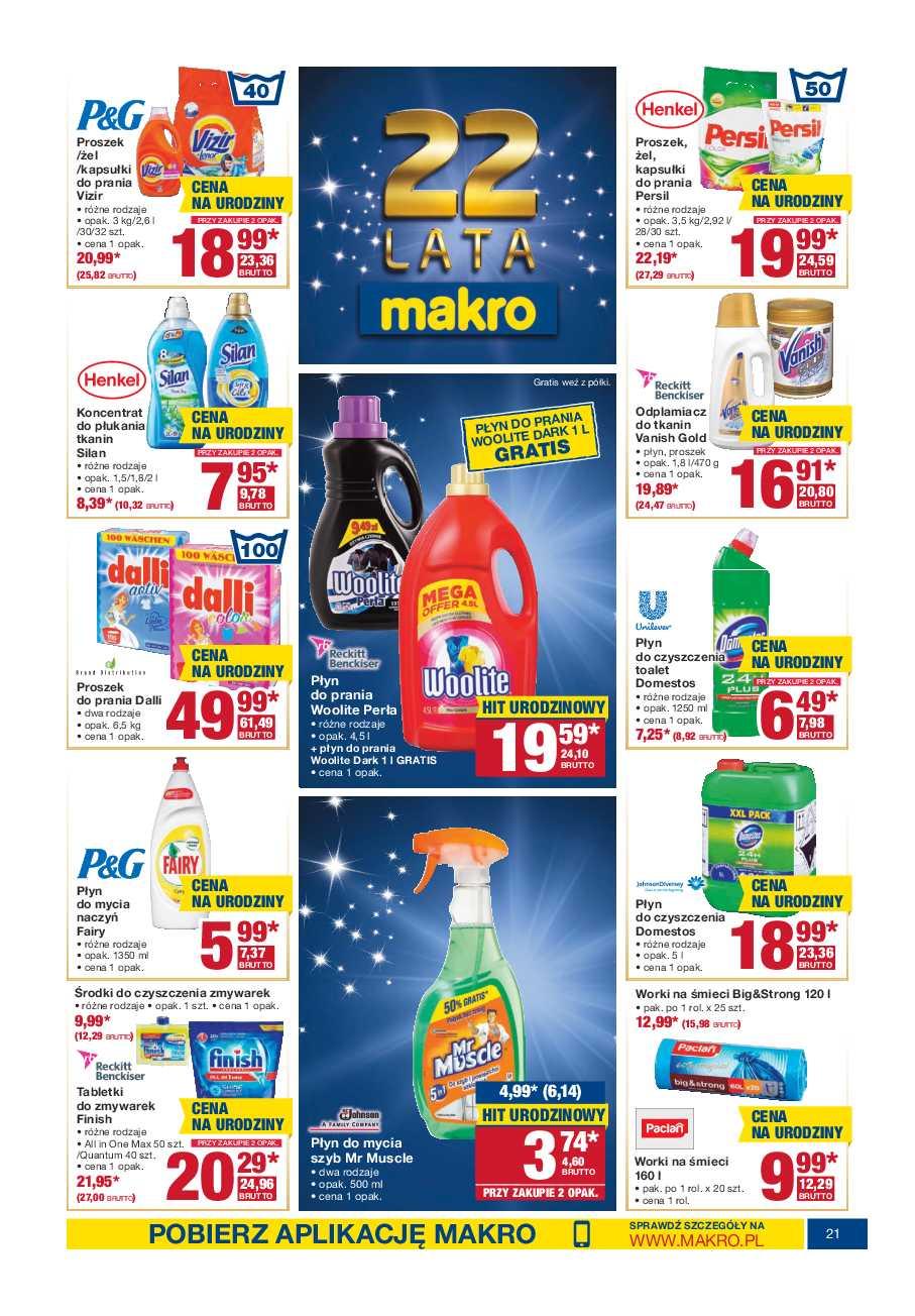 Gazetka promocyjna MAKRO do 26/09/2016 str.21