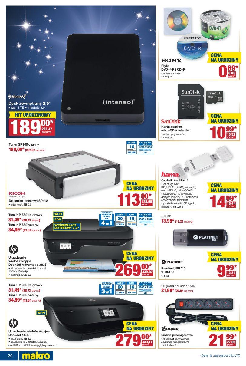 Gazetka promocyjna MAKRO do 10/10/2016 str.20