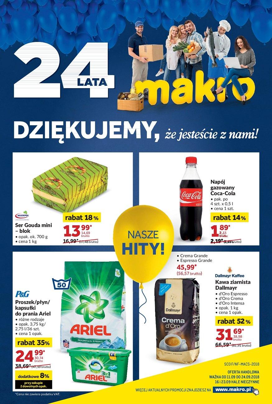 Gazetka promocyjna MAKRO do 24/09/2018 str.1
