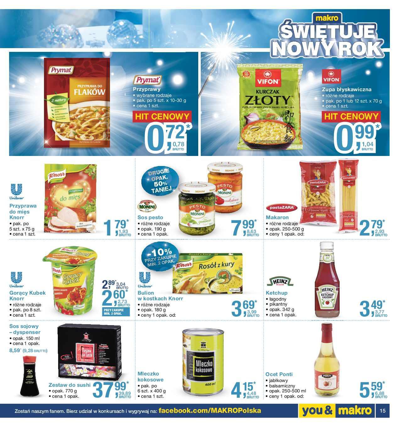 Gazetka promocyjna MAKRO do 03/01/2016 str.15