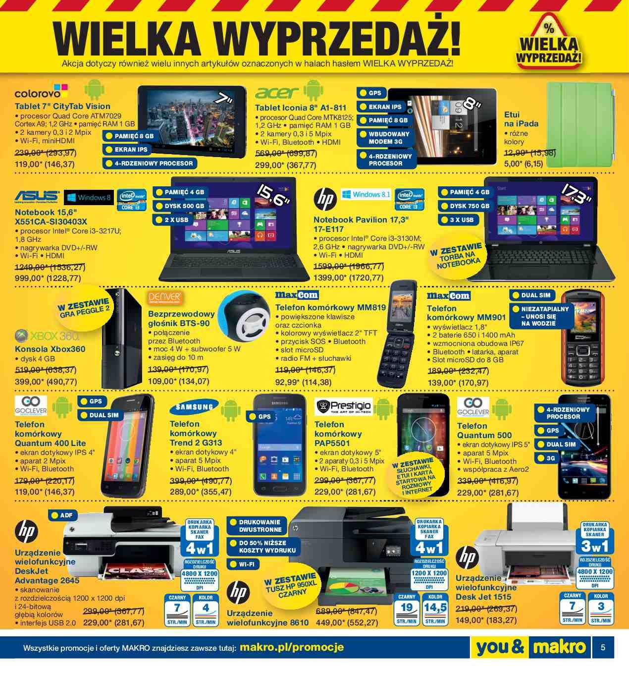 Gazetka promocyjna MAKRO do 18/01/2016 str.5