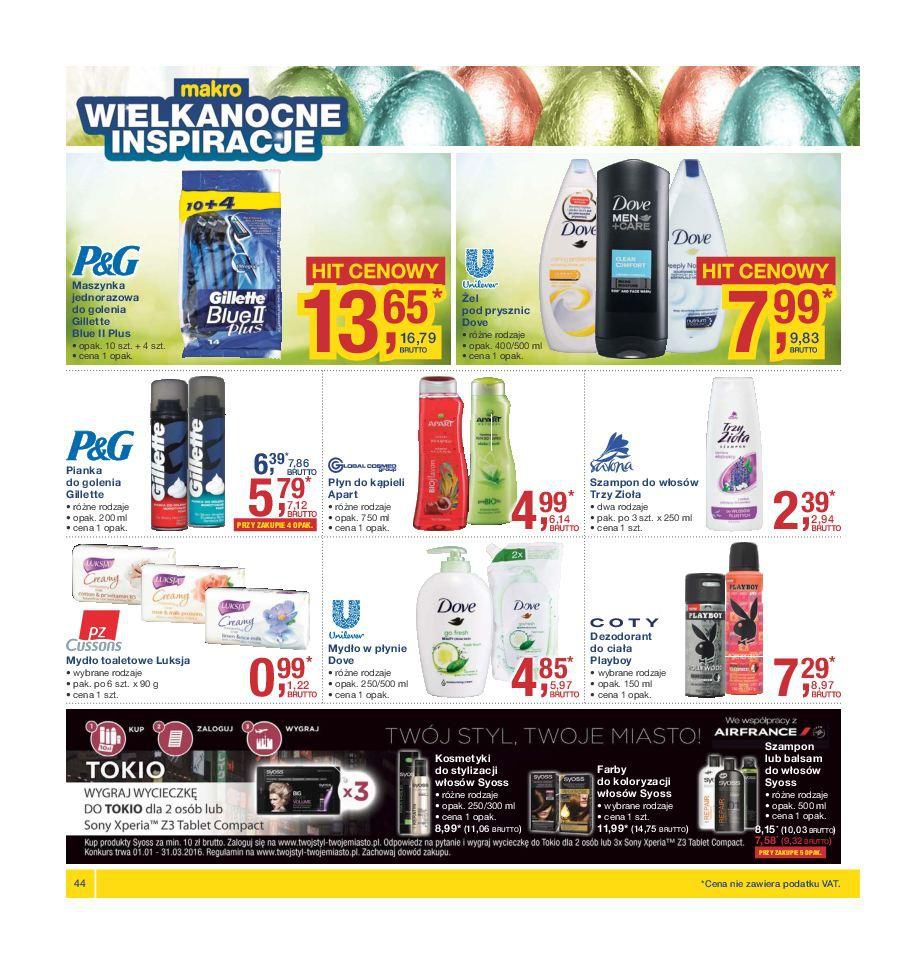 Gazetka promocyjna MAKRO do 14/03/2016 str.44