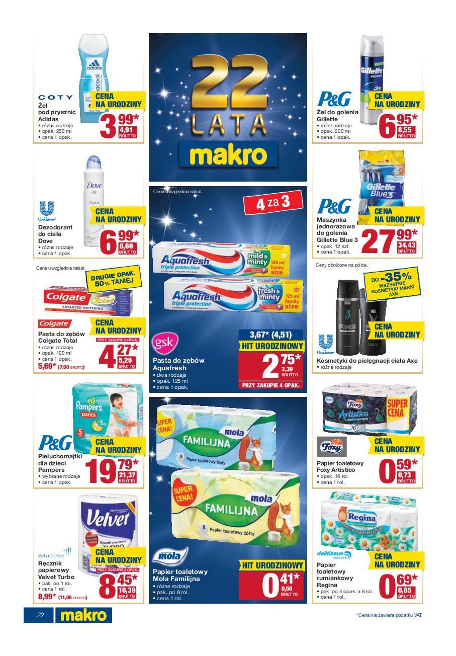 Gazetka promocyjna MAKRO do 24/10/2016 str.22