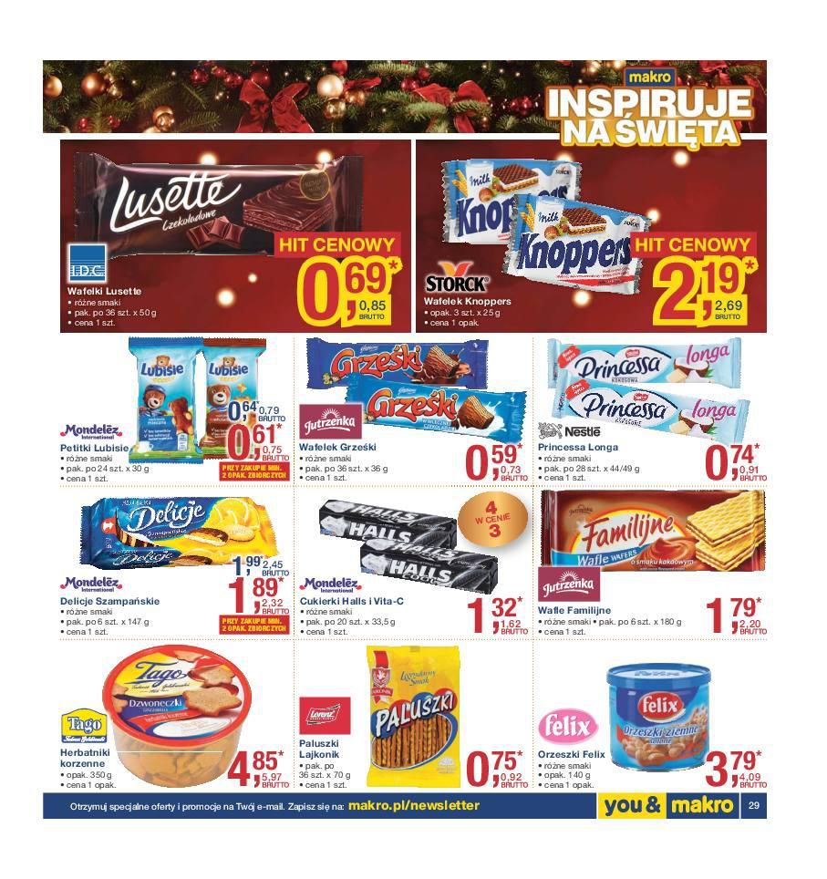 Gazetka promocyjna MAKRO do 24/12/2015 str.29