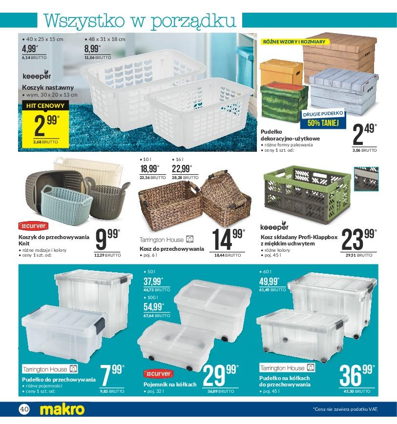 Gazetka promocyjna MAKRO do 08/05/2017 str.40