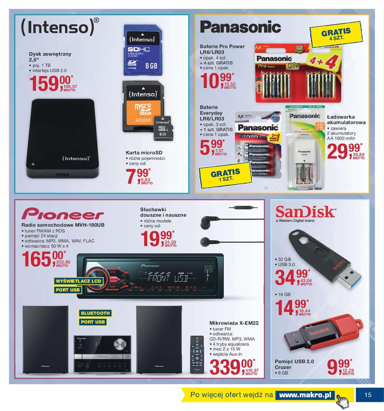 Gazetka promocyjna MAKRO do 18/07/2016 str.15