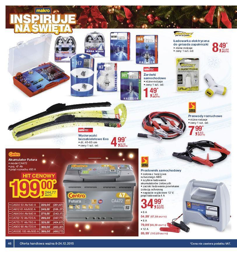 Gazetka promocyjna MAKRO do 24/12/2015 str.46