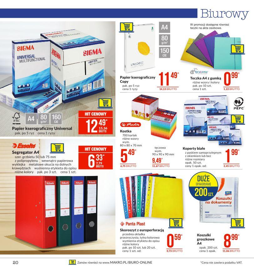 Gazetka promocyjna MAKRO do 18/11/2019 str.20