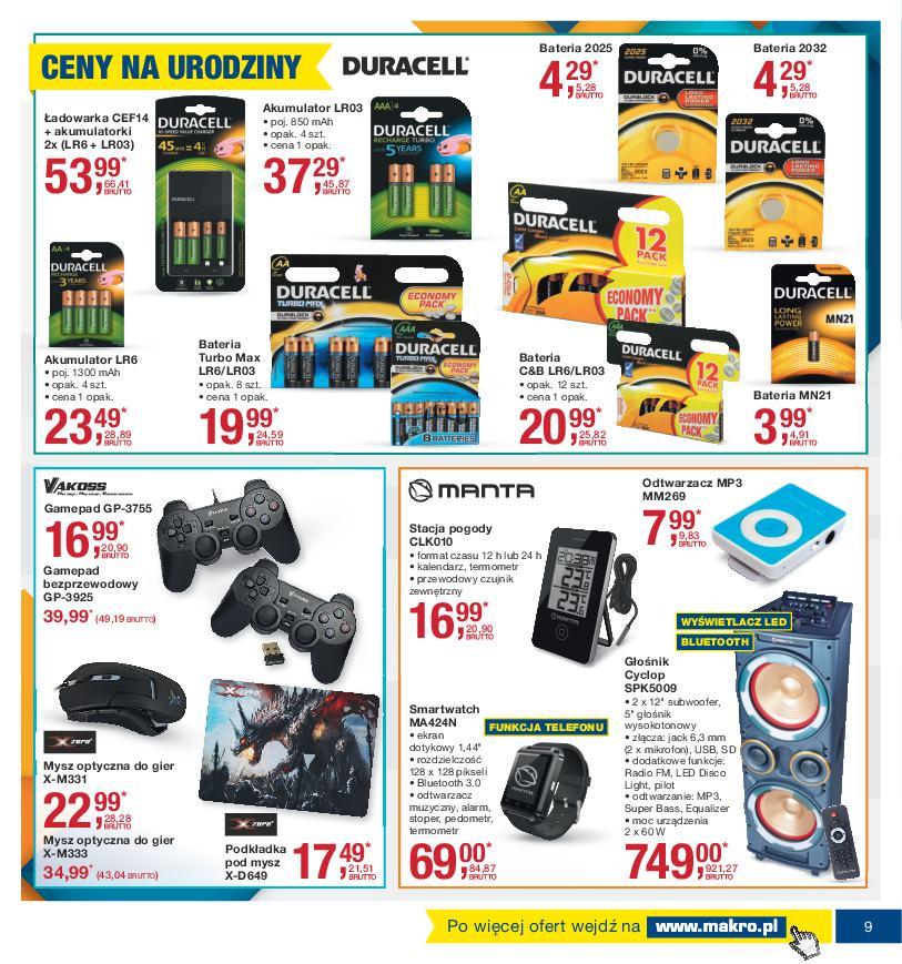 Gazetka promocyjna MAKRO do 26/09/2016 str.9