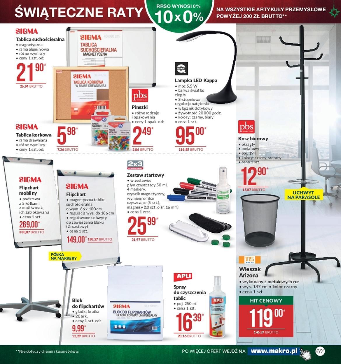 Gazetka promocyjna MAKRO do 04/12/2017 str.67