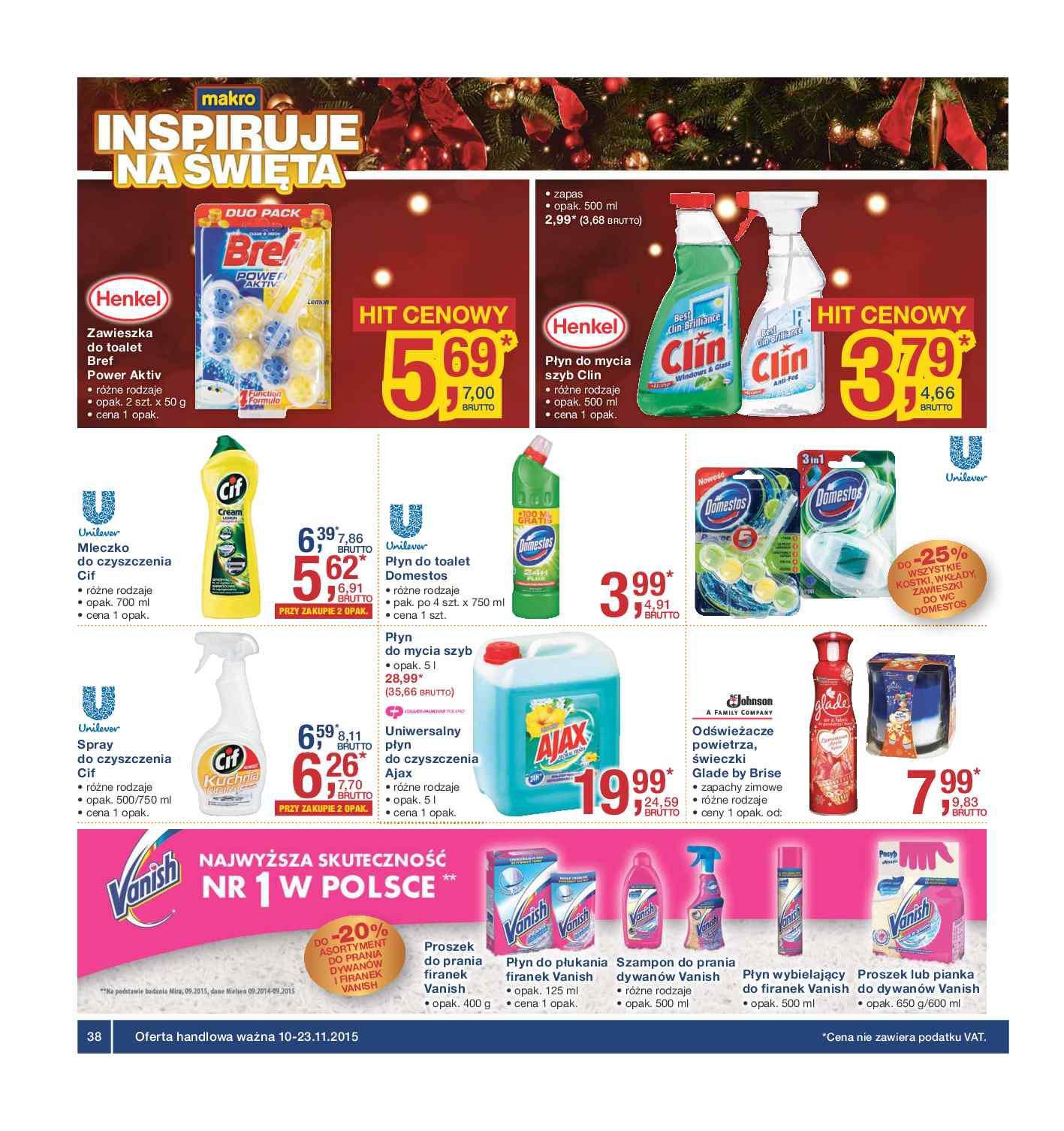 Gazetka promocyjna MAKRO do 23/11/2015 str.38