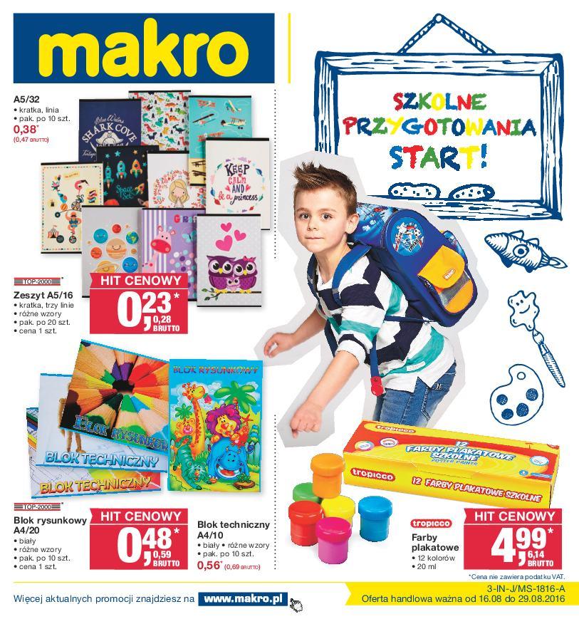 Gazetka promocyjna MAKRO do 29/08/2016 str.0