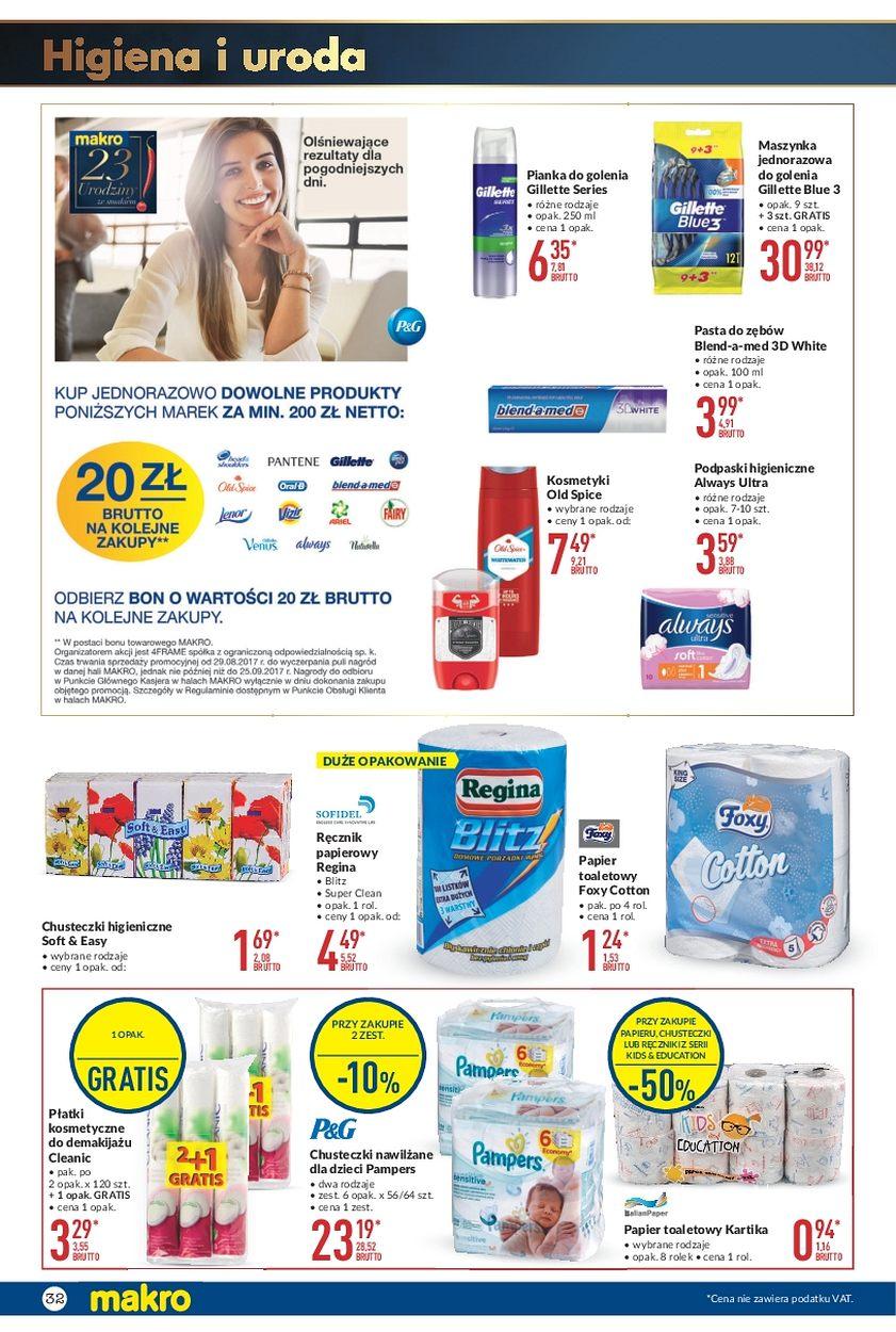 Gazetka promocyjna MAKRO do 11/09/2017 str.32