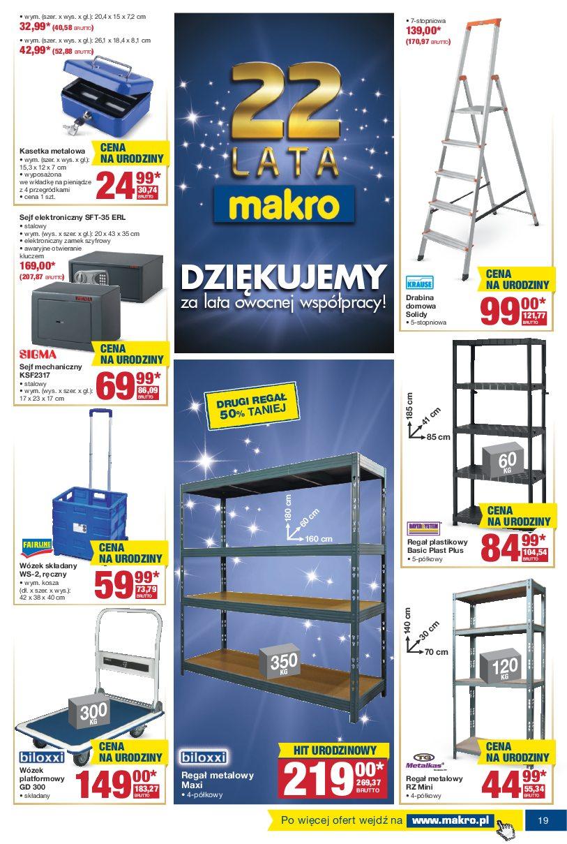 Gazetka promocyjna MAKRO do 07/11/2016 str.19