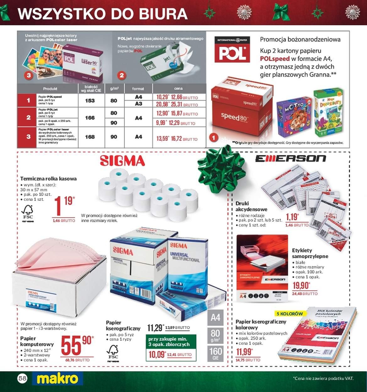 Gazetka promocyjna MAKRO do 04/12/2017 str.58