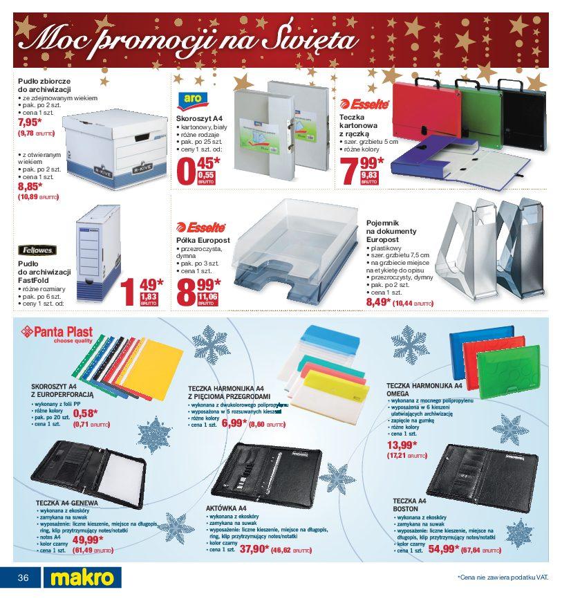 Gazetka promocyjna MAKRO do 05/12/2016 str.36