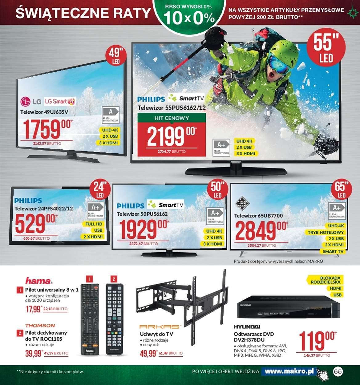 Gazetka promocyjna MAKRO do 24/12/2017 str.65