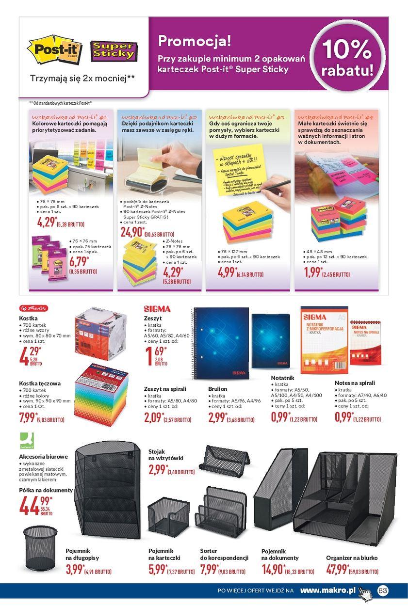 Gazetka promocyjna MAKRO do 23/10/2017 str.53