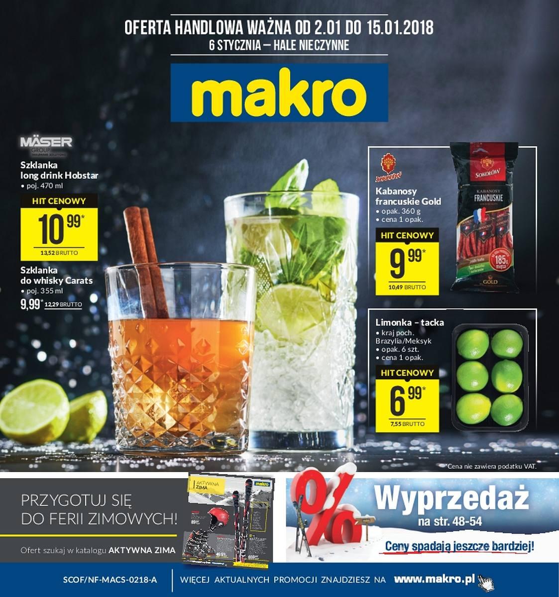 Gazetka promocyjna MAKRO do 15/01/2018 str.0