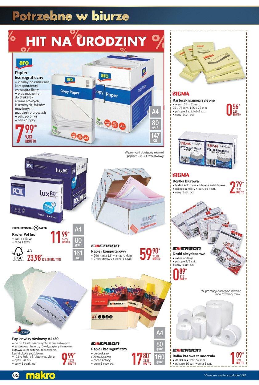 Gazetka promocyjna MAKRO do 11/09/2017 str.62