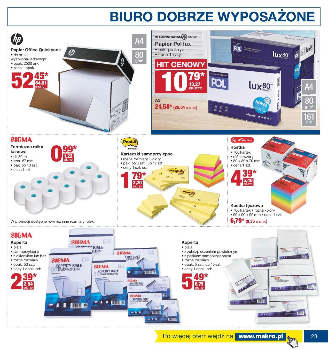 Gazetka promocyjna MAKRO do 18/07/2016 str.23