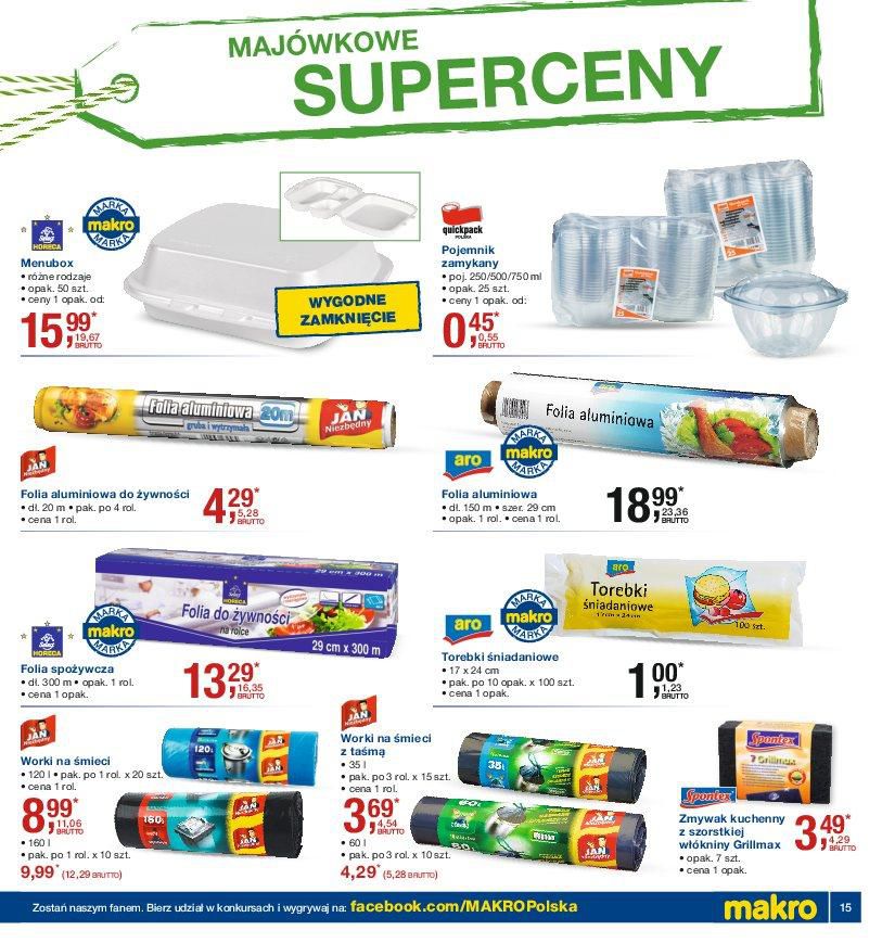 Gazetka promocyjna MAKRO do 09/05/2016 str.15