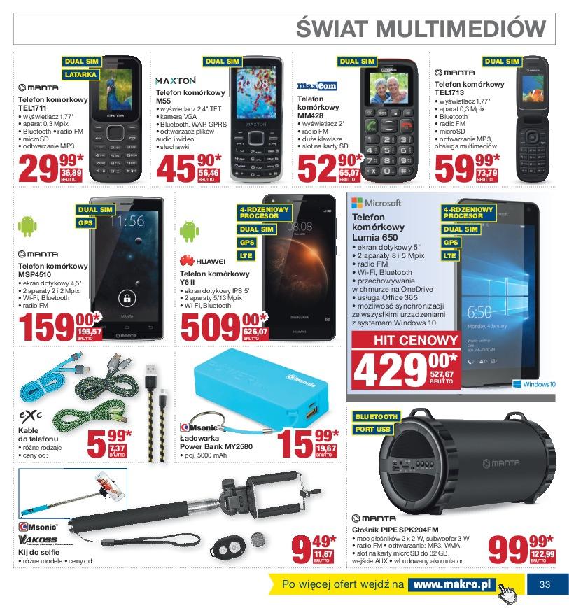 Gazetka promocyjna MAKRO do 27/03/2017 str.33