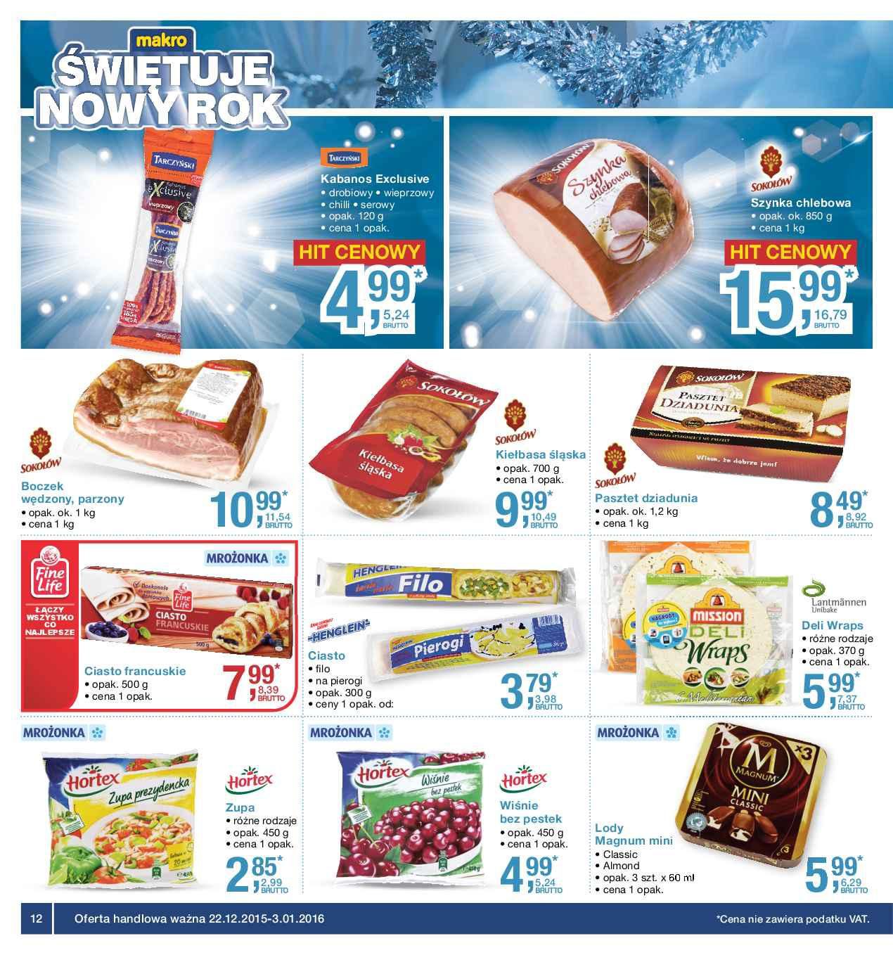 Gazetka promocyjna MAKRO do 03/01/2016 str.12