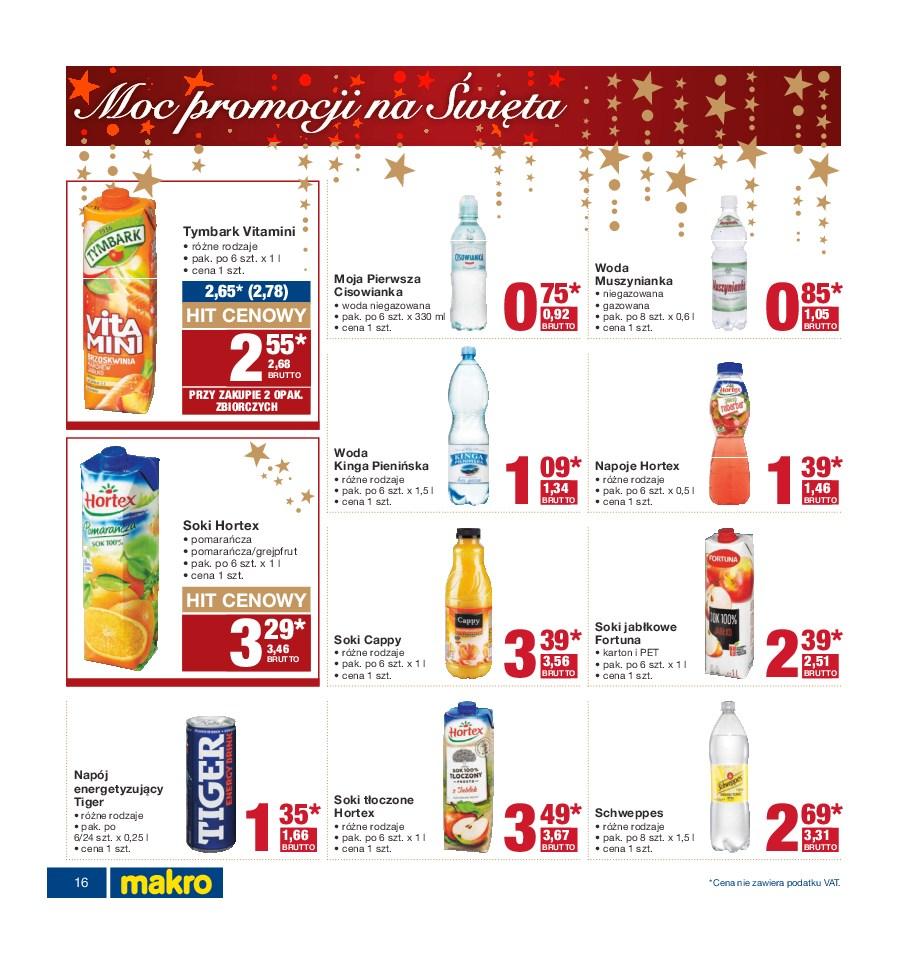 Gazetka promocyjna MAKRO do 24/12/2016 str.16