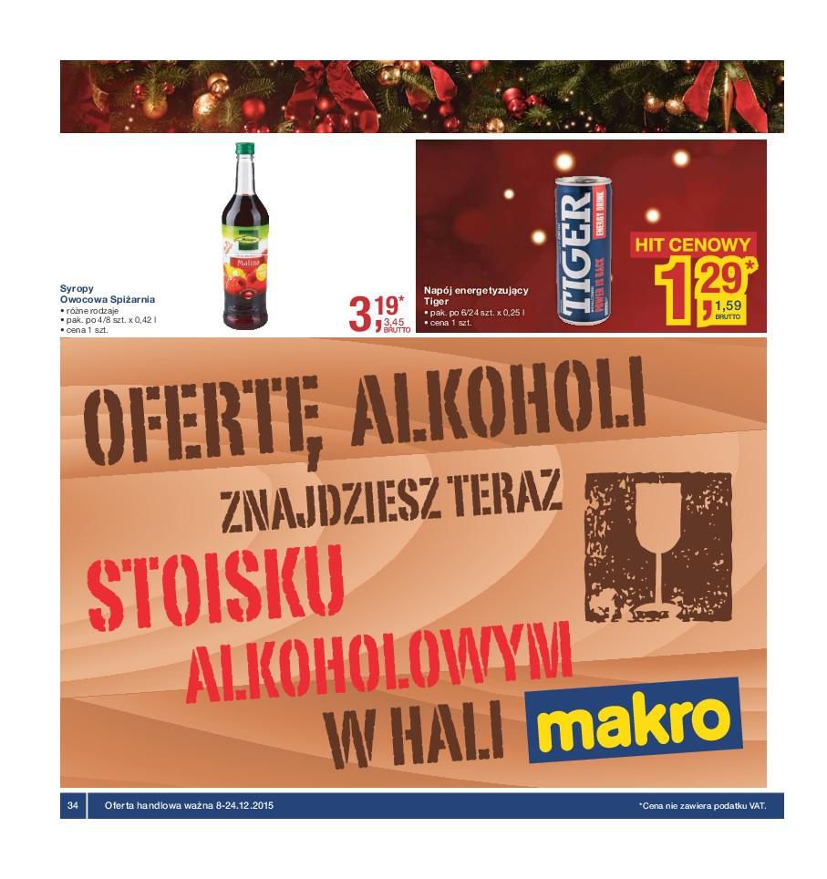 Gazetka promocyjna MAKRO do 24/12/2015 str.34