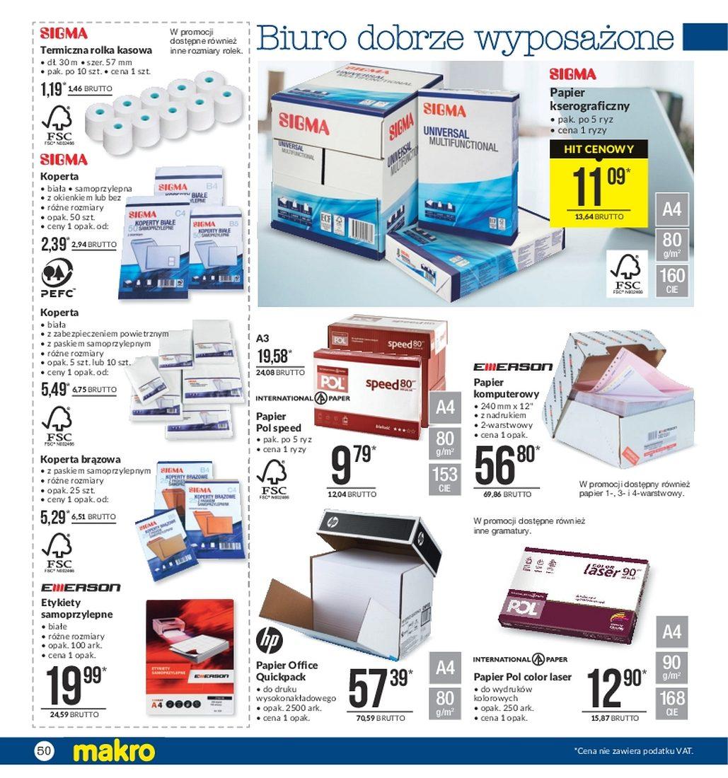 Gazetka promocyjna MAKRO do 31/07/2017 str.50