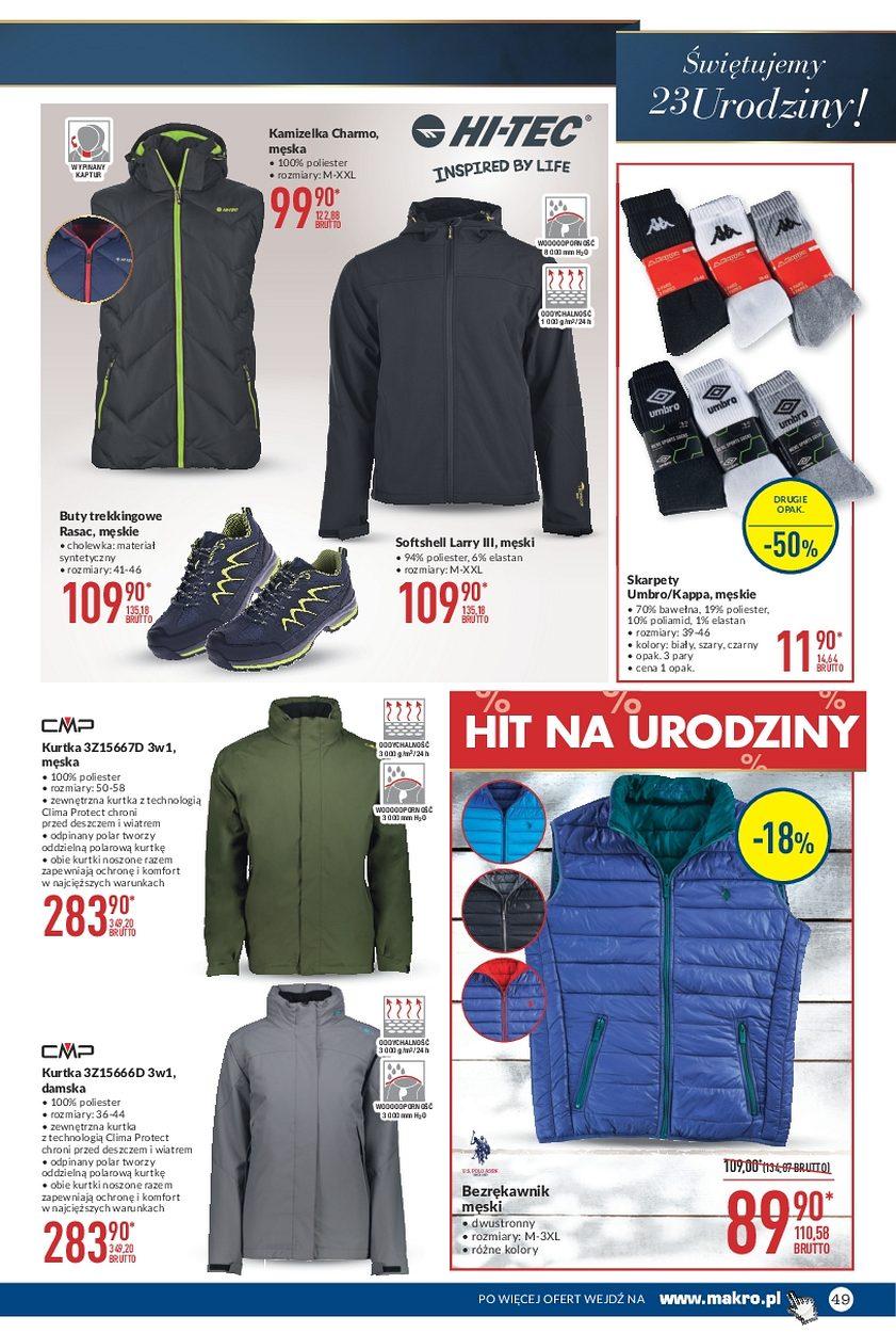 Gazetka promocyjna MAKRO do 09/10/2017 str.49