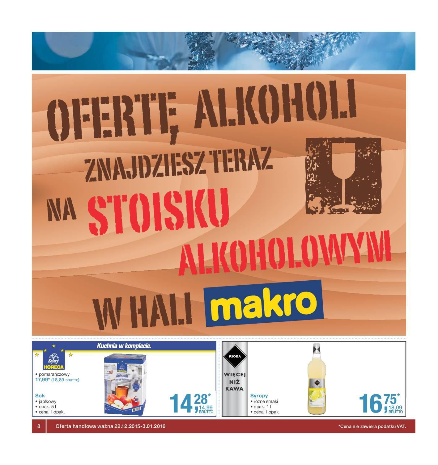 Gazetka promocyjna MAKRO do 03/01/2016 str.8