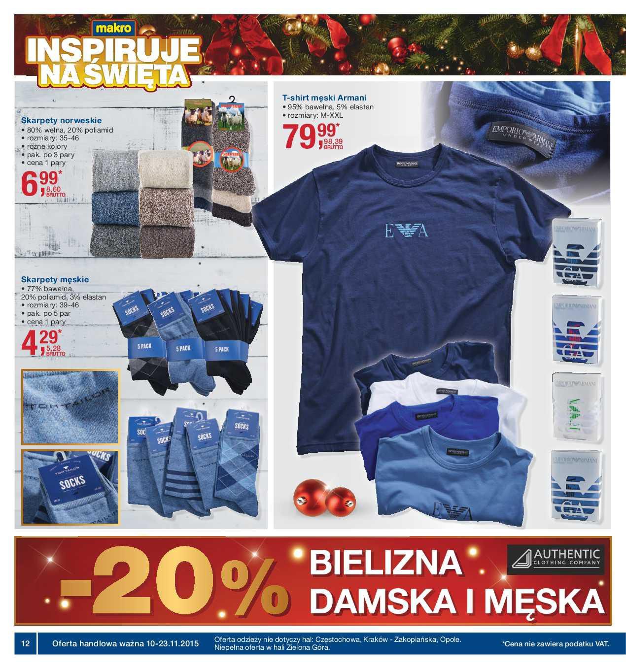 Gazetka promocyjna MAKRO do 23/11/2015 str.12