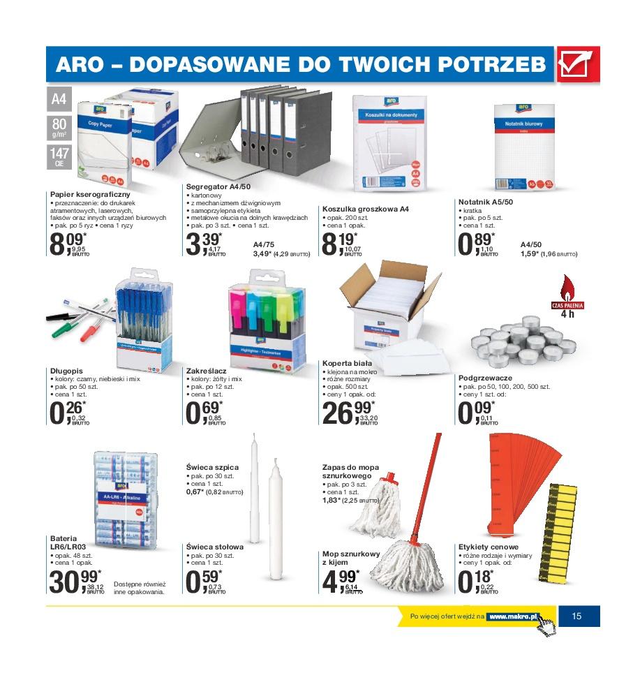 Gazetka promocyjna MAKRO do 16/01/2017 str.15