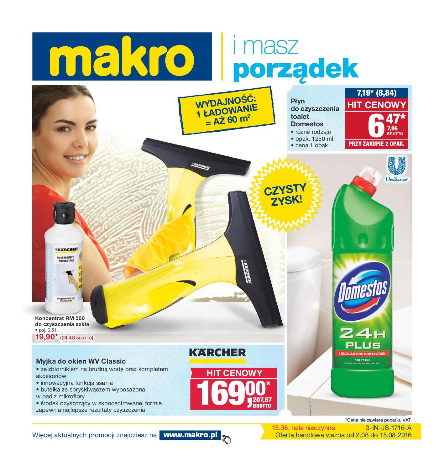 Gazetka promocyjna MAKRO do 15/08/2016 str.0