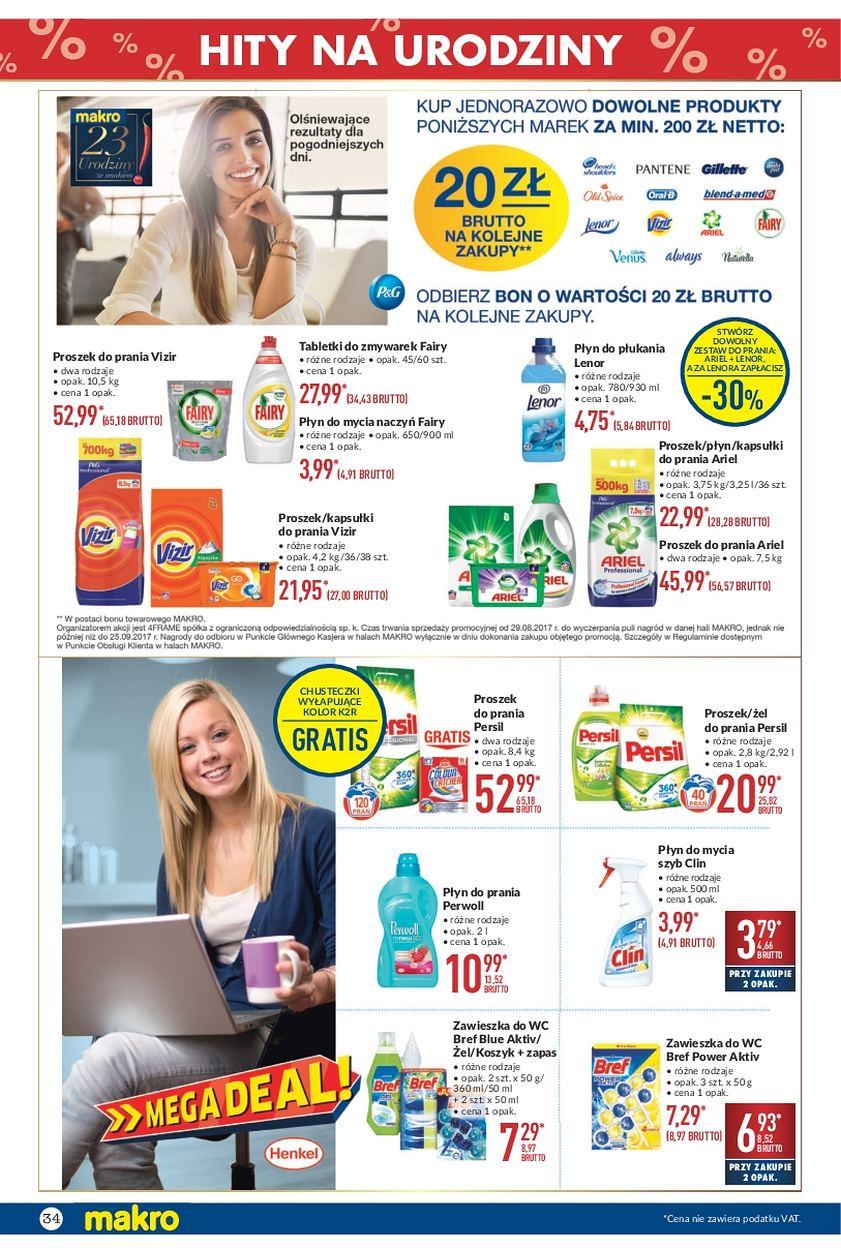 Gazetka promocyjna MAKRO do 11/09/2017 str.34