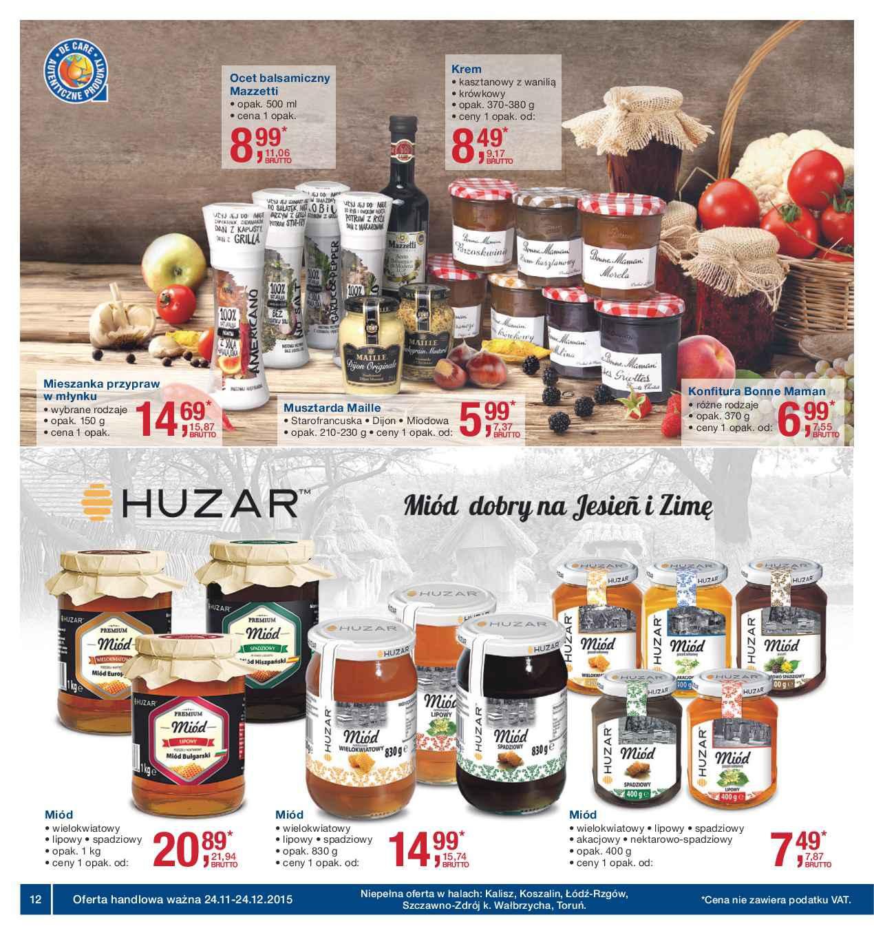 Gazetka promocyjna MAKRO do 24/12/2015 str.12