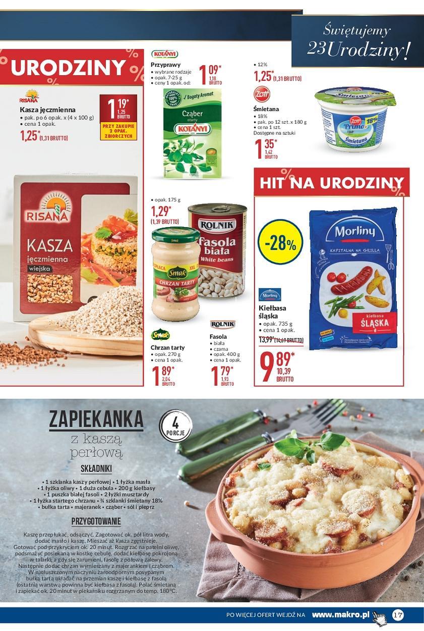 Gazetka promocyjna MAKRO do 09/10/2017 str.17