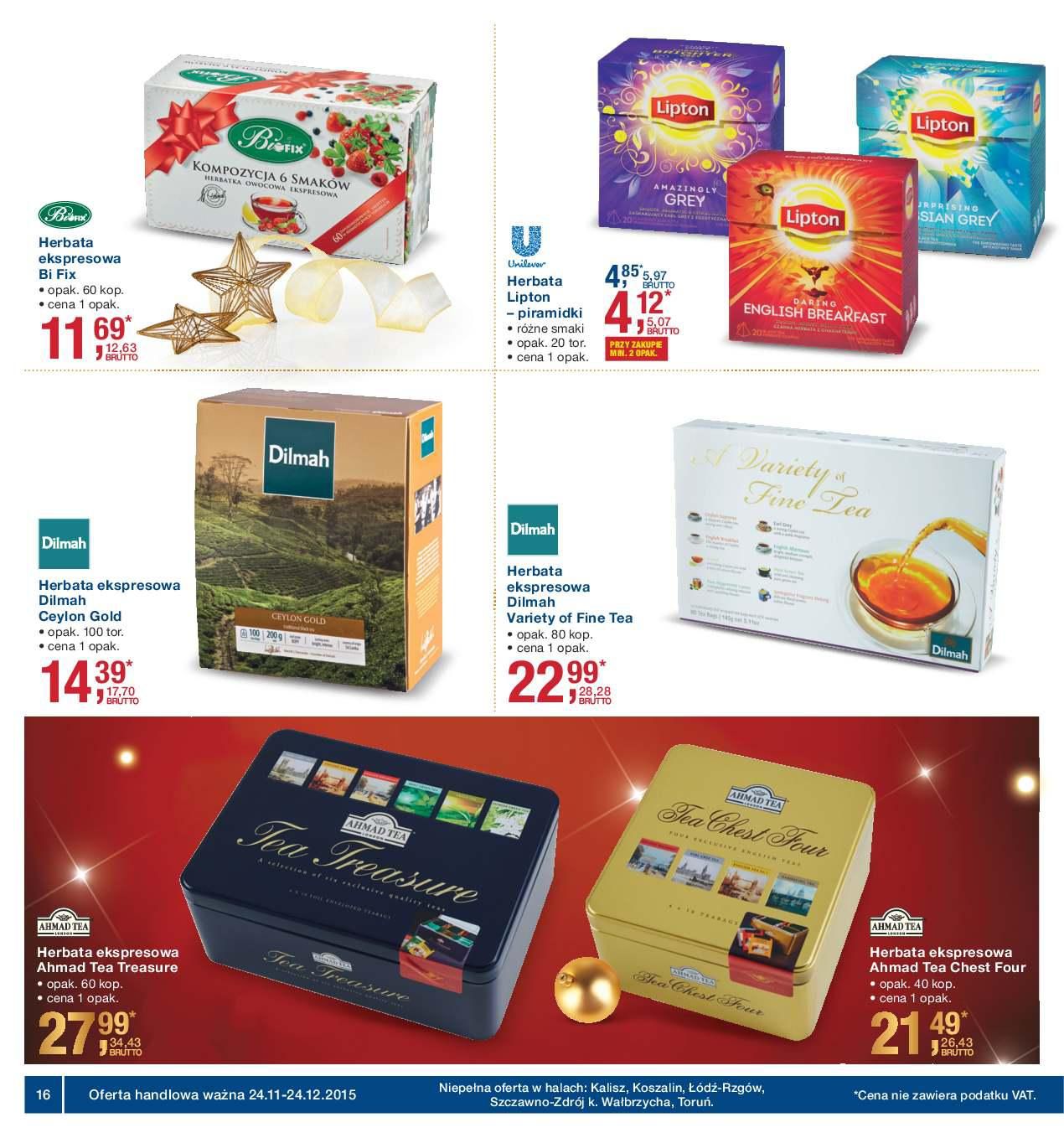 Gazetka promocyjna MAKRO do 24/12/2015 str.16