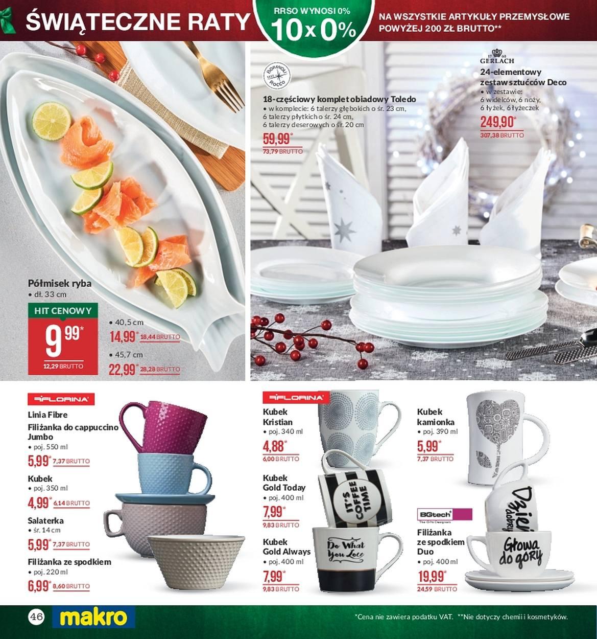 Gazetka promocyjna MAKRO do 24/12/2017 str.46