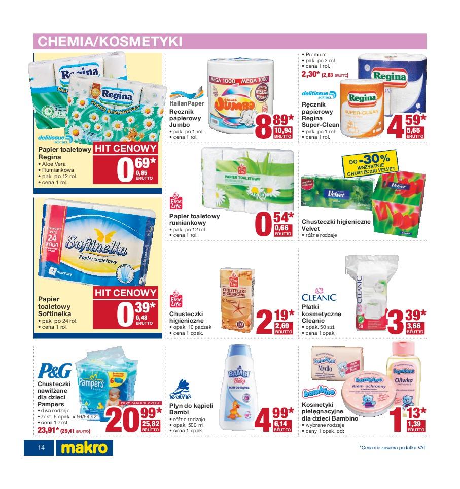 Gazetka promocyjna MAKRO do 13/02/2017 str.14