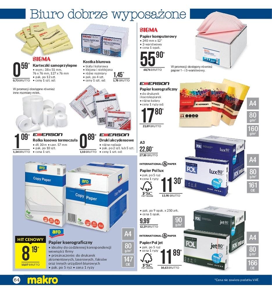 Gazetka promocyjna MAKRO do 19/06/2017 str.64