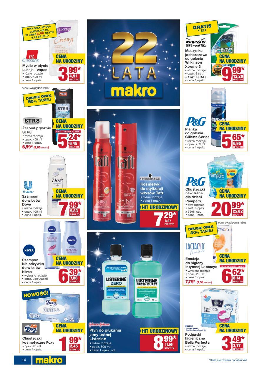 Gazetka promocyjna MAKRO do 07/11/2016 str.14